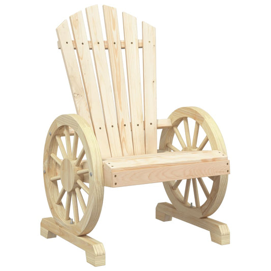 Garden Adirondack Chair | Natural Wood | Solid Fir Wood | Standard Garden Adirondack Chair | Natural Wood | Solid Fir Wood | Standard