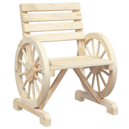 Garden Chair | Natural wood | Solid Fir Wood | 58x58x78.5 cm | Durable Garden Chair | Natural wood | Solid Fir Wood | 58x58x78.5 cm | Durable