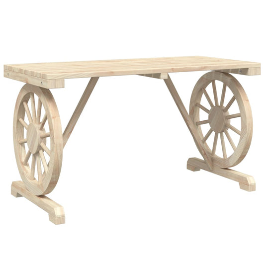 Garden Table 115x55x65 cm Solid Wood Fir Garden Table 115x55x65 cm Solid Wood Fir