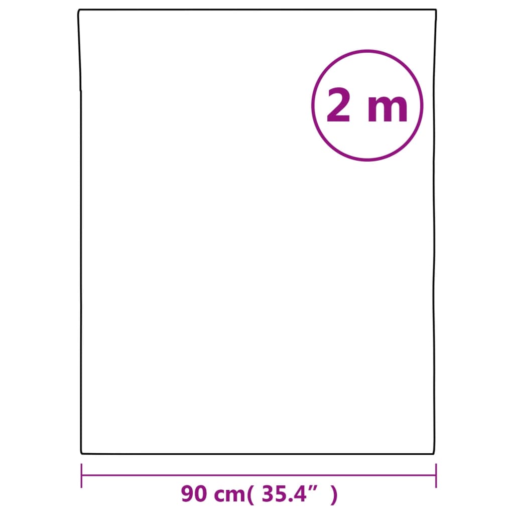 Mirror Films 2 pcs Self-Adhesive 90x200 cm PET