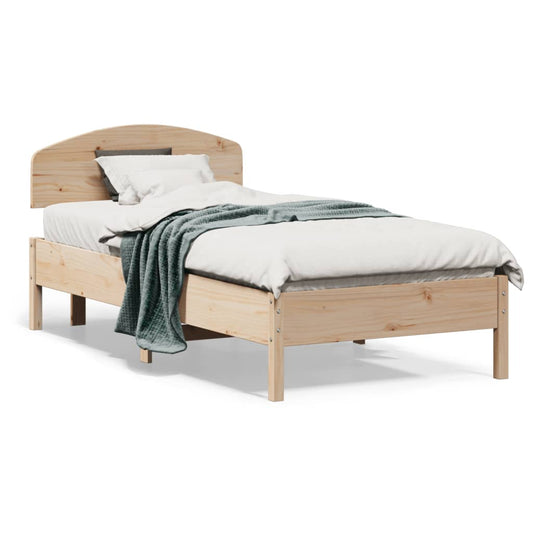 Bed Frame without Mattress 75x190 cm Small Single Solid Wood Pine Bed Frame without Mattress 75x190 cm Small Single Solid Wood Pine