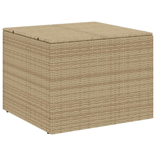 Garden Storage Box Mix Beige 291L Poly Rattan Garden Storage Box Mix Beige 291L Poly Rattan