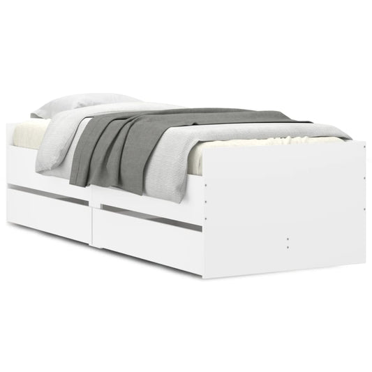 Bed Frame | White | Engineered wood | Single | Bed Frame | Rectangular Bed Frame | White | Engineered wood | Single | Bed Frame | Rectangular