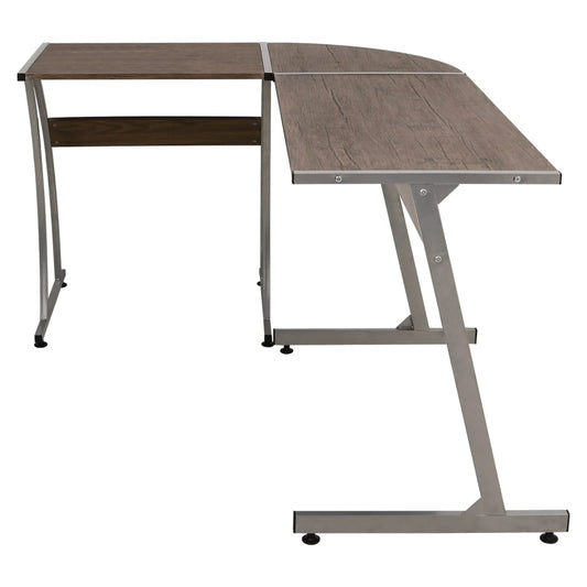 Corner Desk Brown Engineered Wood Corner Desk Brown Engineered Wood