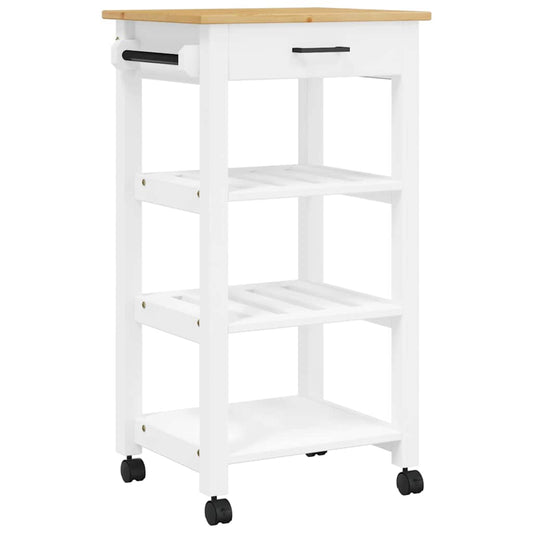 Kitchen Trolley MONZA 48x40x88.5 cm Solid Wood Pine Kitchen Trolley MONZA 48x40x88.5 cm Solid Wood Pine