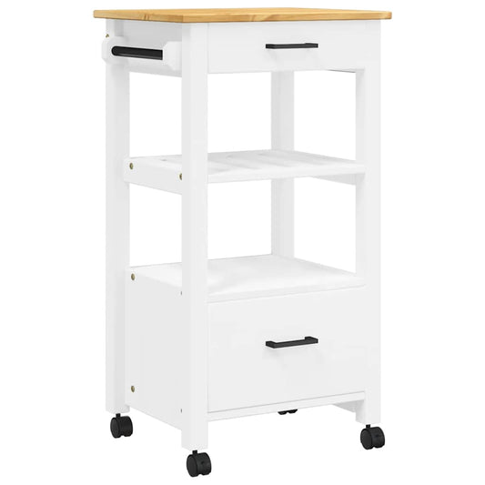Kitchen Trolley MONZA 48x40x88.5 cm Solid Wood Pine Kitchen Trolley MONZA 48x40x88.5 cm Solid Wood Pine
