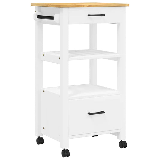 Kitchen Trolley "MONZA" 48x40x88,5 cm Solid Wood Pine Kitchen Trolley "MONZA" 48x40x88,5 cm Solid Wood Pine