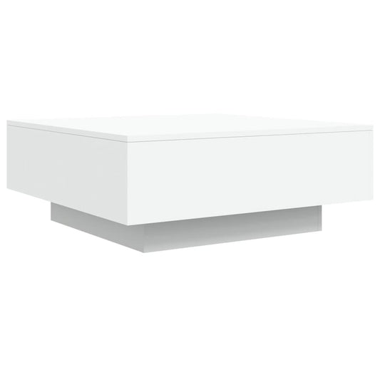 Coffee Table White 80x80x31 cm Engineered Wood Coffee Table White 80x80x31 cm Engineered Wood