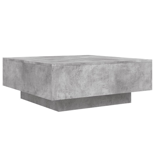 Coffee Table Concrete Grey 80x80x31 cm Engineered Wood Coffee Table Concrete Grey 80x80x31 cm Engineered Wood