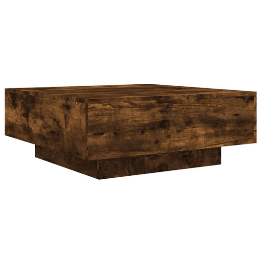 Coffee Table Smoked Oak 80x80x31 cm Engineered Wood Coffee Table Smoked Oak 80x80x31 cm Engineered Wood