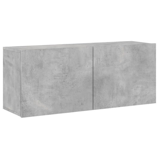 TV Cabinet Wall-mounted Concrete Grey 100x30x41 cm TV Cabinet Wall-mounted Concrete Grey 100x30x41 cm