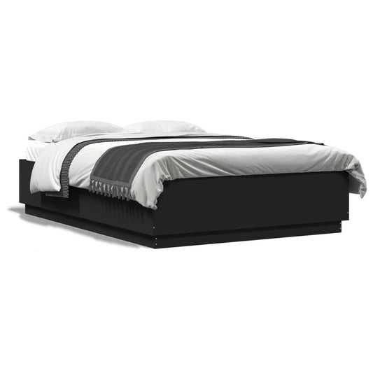 Bed Frame without Mattress Black 150x200 cm King Size Bed Frame without Mattress Black 150x200 cm King Size