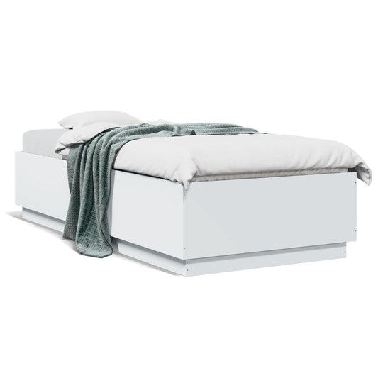 Bed Frame without Mattress White 90x200 cm Bed Frame without Mattress White 90x200 cm