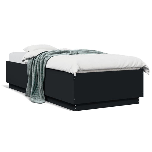 Bed Frame without Mattress Black 90x200 cm Bed Frame without Mattress Black 90x200 cm