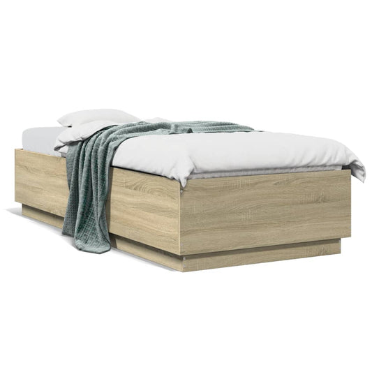 Bed Frame without Mattress Sonoma Oak 90x200 cm Bed Frame without Mattress Sonoma Oak 90x200 cm