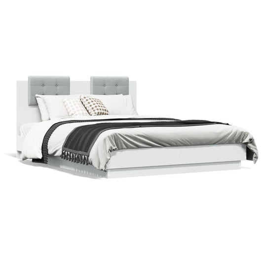 Bed Frame without Mattress White 120x190 cm Small Double Bed Frame without Mattress White 120x190 cm Small Double