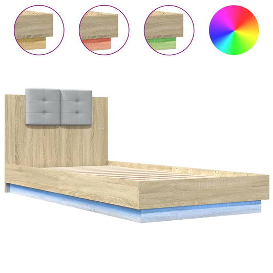 Bed Frame | Sonoma Oak | Engineered wood, Plywood | Single | Bed Frame Bed Frame | Sonoma Oak | Engineered wood, Plywood | Single | Bed Frame