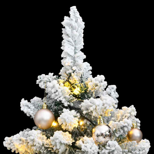 Artificial Hinged Christmas Tree 150 LEDs & Ball Set 150 cm Artificial Hinged Christmas Tree 150 LEDs & Ball Set 150 cm