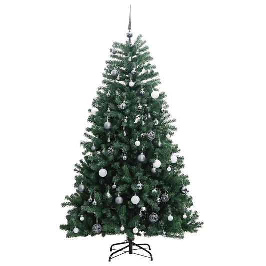 Artificial Hinged Christmas Tree 300 LEDs & Ball Set 180 cm Artificial Hinged Christmas Tree 300 LEDs & Ball Set 180 cm