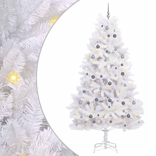 Artificial Christmas Tree White 128 x 128 x 270 cm Artificial Christmas Tree White 128 x 128 x 270 cm