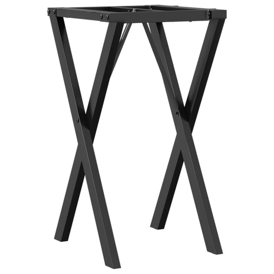Dining Table Legs X-Frame 40x40x73 cm Steel Dining Table Legs X-Frame 40x40x73 cm Steel