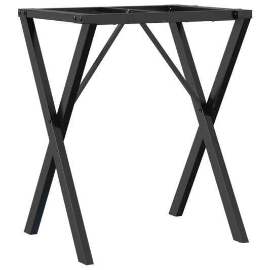 Dining Table Legs X-Frame 50x40x73 cm Steel Dining Table Legs X-Frame 50x40x73 cm Steel