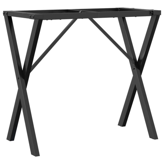 Dining Table Legs X-Frame 80x40x73 cm Steel Dining Table Legs X-Frame 80x40x73 cm Steel