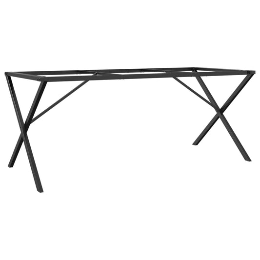 Dining Table Legs X-Frame 160x80x73 cm Steel Dining Table Legs X-Frame 160x80x73 cm Steel