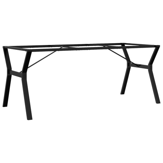 Dining Table Legs Y-Frame 180x80x73 cm Steel Dining Table Legs Y-Frame 180x80x73 cm Steel
