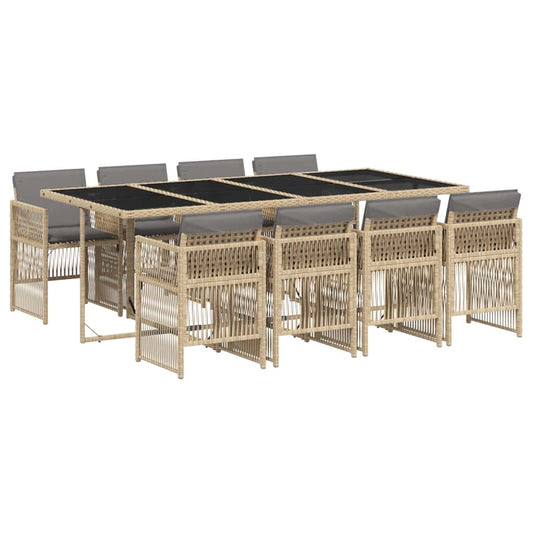 Garden Dining Set | Mix beige and black, Light grey Garden Dining Set | Mix beige and black, Light grey