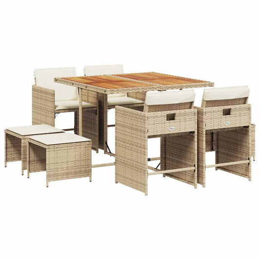 Garden Dining Set | Beige, Brown, Cream Garden Dining Set | Beige, Brown, Cream