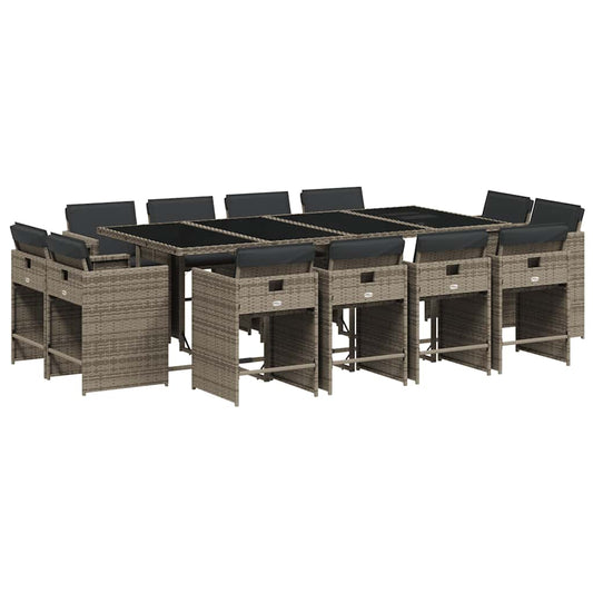 Garden Dining Set | Grey, Dark Grey, Black Garden Dining Set | Grey, Dark Grey, Black