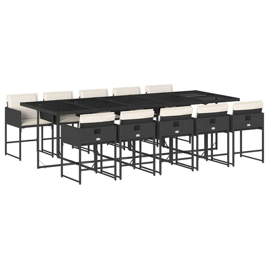 Garden Dining Set | Black, Cream White Garden Dining Set | Black, Cream White