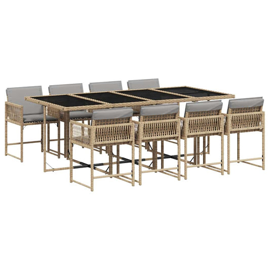 Garden Dining Set | Mix beige, Light grey, Black Garden Dining Set | Mix beige, Light grey, Black