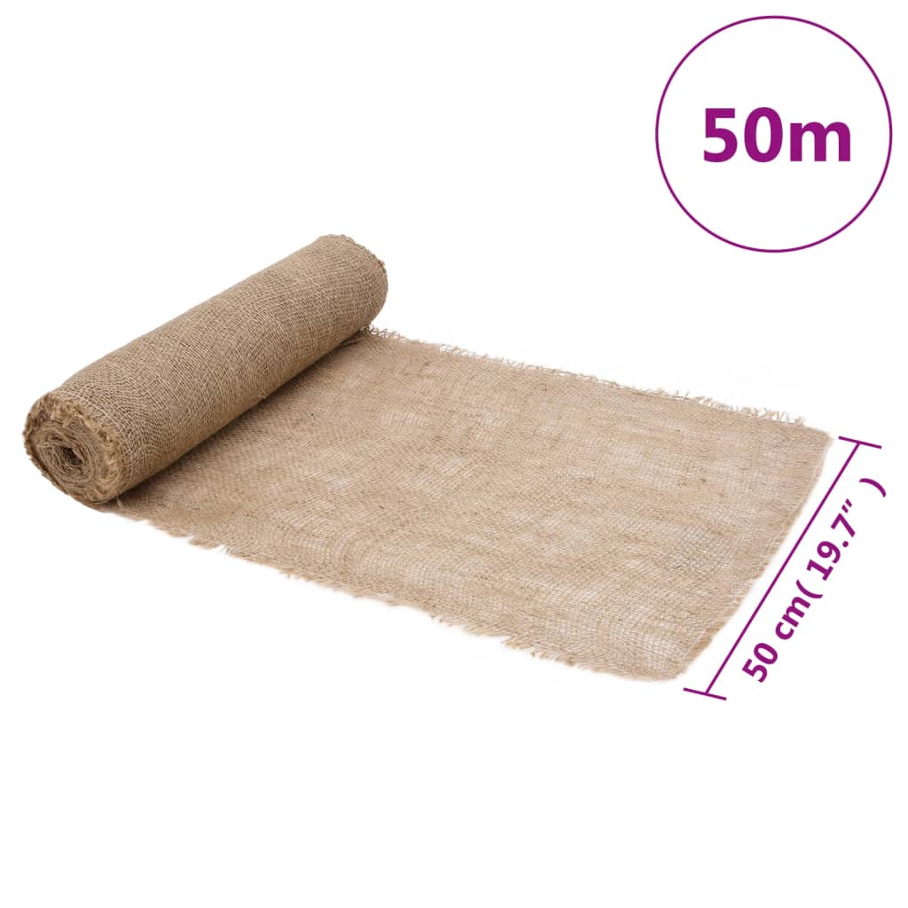 Jute Roll 0.5x50 m 100% Jute 200 gsm
