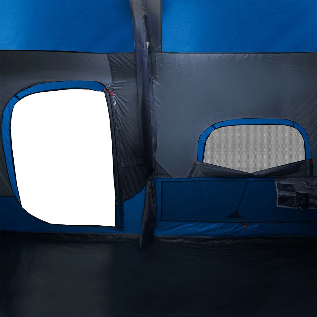 Family Tent 9-Person Blue Quick Release Waterproof