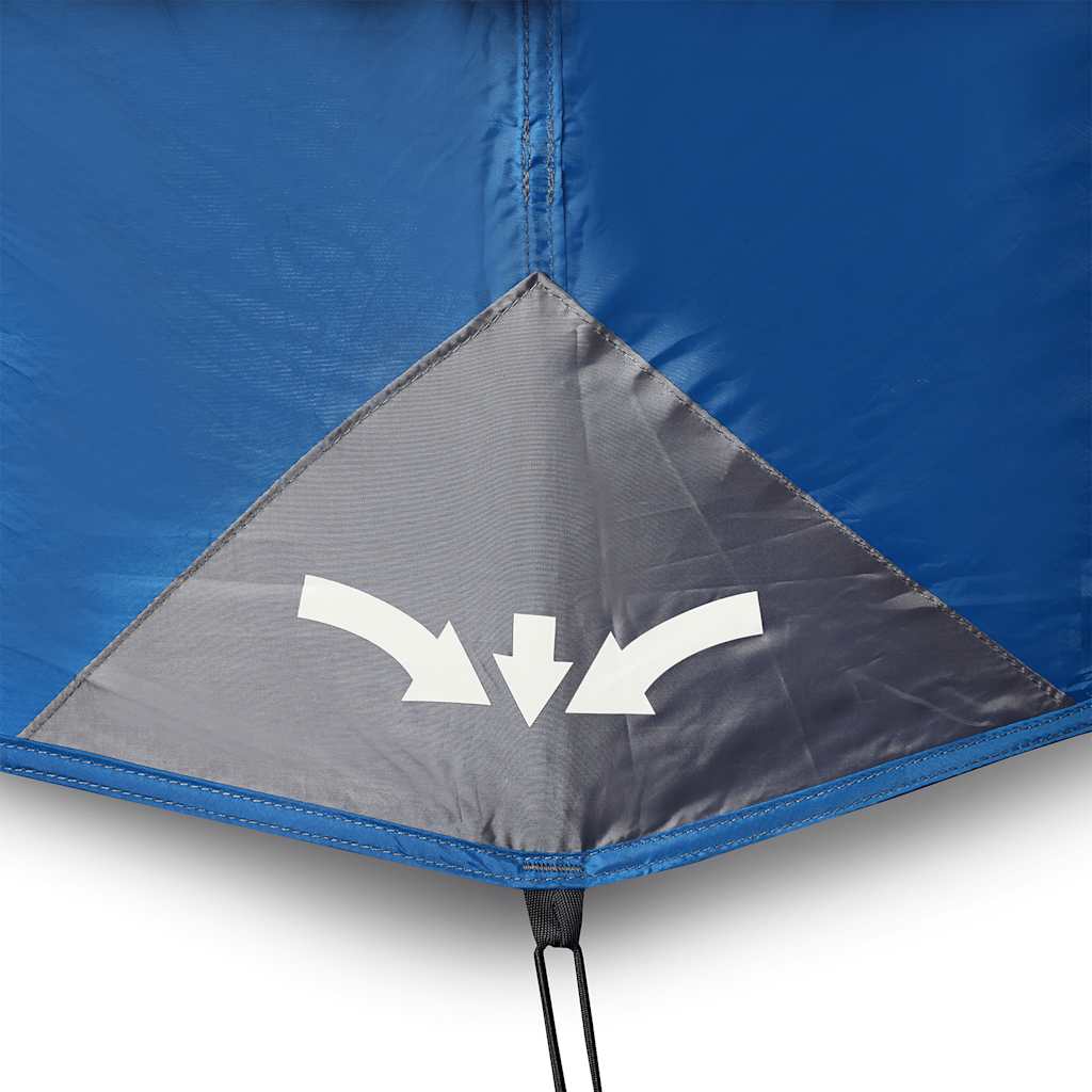 Family Tent 9-Person Blue Quick Release Waterproof
