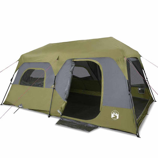 Family Tent 9-Person Green Quick Release Waterproof Family Tent 9-Person Green Quick Release Waterproof