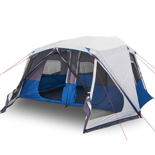 Family Tent with LED 10-Person Light Blue Quick Release Family Tent with LED 10-Person Light Blue Quick Release