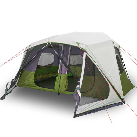 Family Tent with LED 10-Person Light Green Quick Release Family Tent with LED 10-Person Light Green Quick Release
