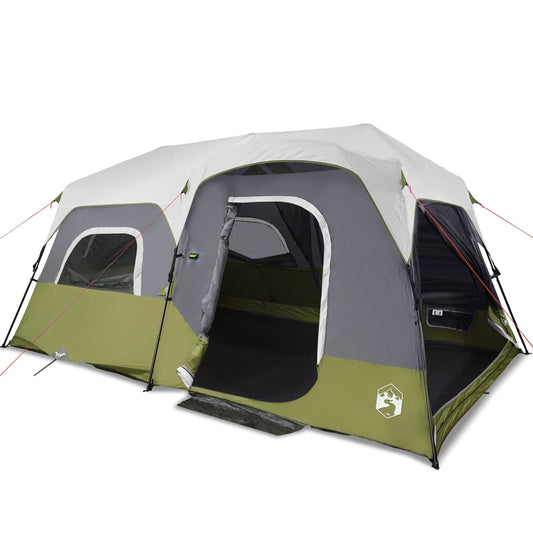 Family Tent with LED 9-Person Light Green Quick Release Family Tent with LED 9-Person Light Green Quick Release