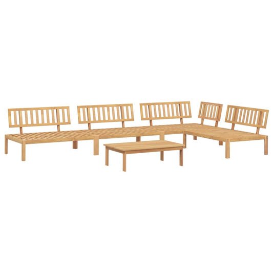 5 Piece Garden Pallet Sofa Set Solid Wood Acacia 5 Piece Garden Pallet Sofa Set Solid Wood Acacia