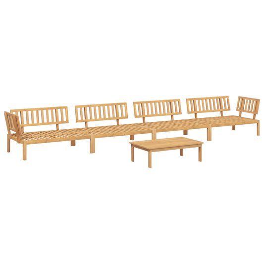 5 Piece Garden Pallet Sofa Set Solid Wood Acacia 5 Piece Garden Pallet Sofa Set Solid Wood Acacia