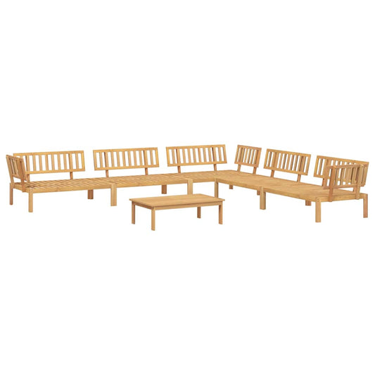 6 Piece Garden Pallet Sofa Set Solid Wood Acacia 6 Piece Garden Pallet Sofa Set Solid Wood Acacia