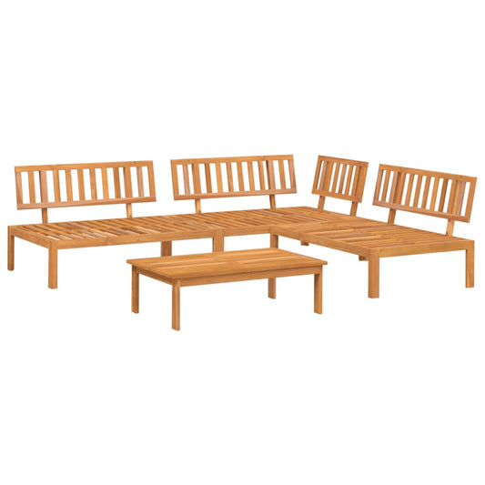 Pallet Sofa Set | Natural Wood | Solid Acacia Wood | Medium | Modular Pallet Sofa Set | Natural Wood | Solid Acacia Wood | Medium | Modular