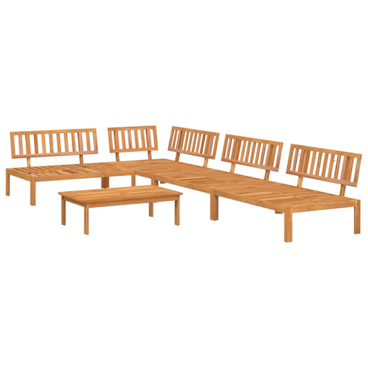5 Piece Garden Pallet Sofa Set Solid Wood Acacia 5 Piece Garden Pallet Sofa Set Solid Wood Acacia