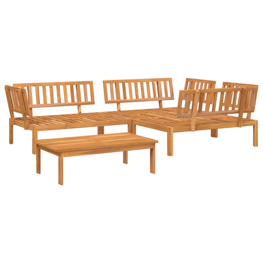Pallet Sofa Set | Oiled Wood | Solid Acacia wood with an oil finish Pallet Sofa Set | Oiled Wood | Solid Acacia wood with an oil finish
