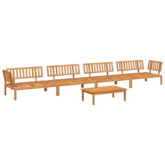 5 Piece Garden Pallet Sofa Set Solid Wood Acacia 5 Piece Garden Pallet Sofa Set Solid Wood Acacia