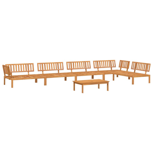 6 Piece Garden Pallet Sofa Set Solid Wood Acacia 6 Piece Garden Pallet Sofa Set Solid Wood Acacia