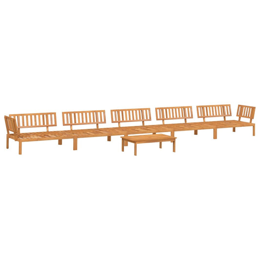 Pallet Sofa Set | Natural Wood | Solid Acacia wood | Large | Modular Pallet Sofa Set | Natural Wood | Solid Acacia wood | Large | Modular